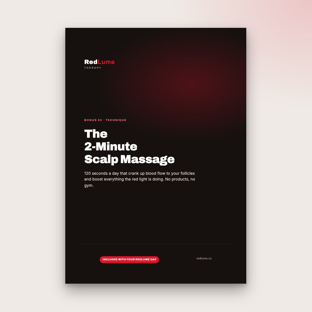 The 2-Minute Scalp Massage PDF cover