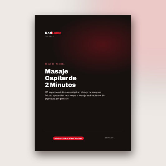Masaje Capilar de 2 Minutos - bonus RedLume