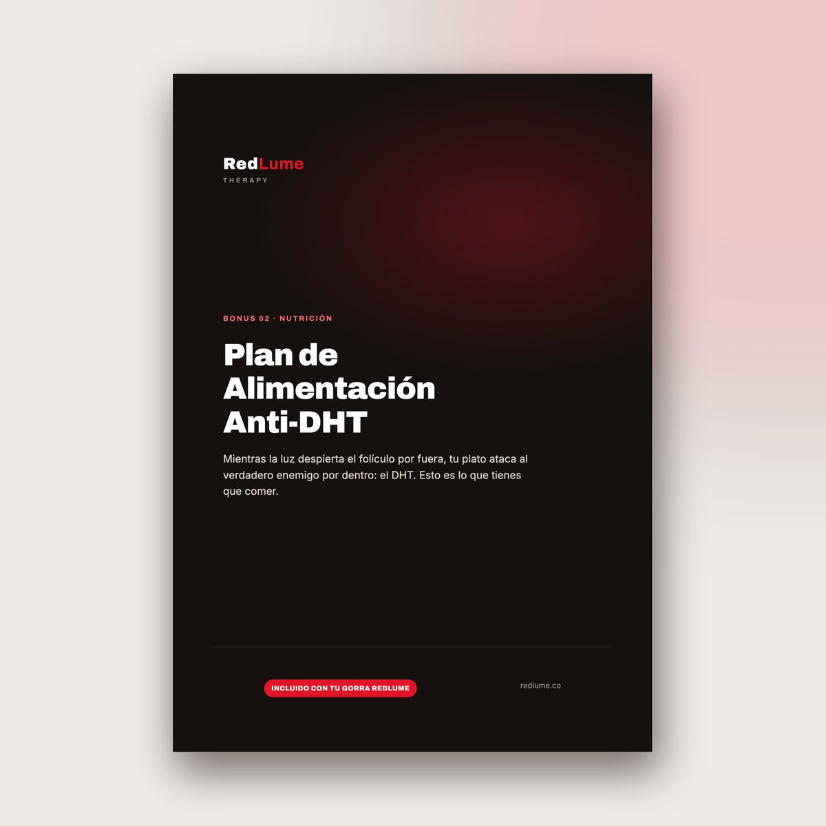 Plan de Alimentación Anti-DHT - bonus RedLume